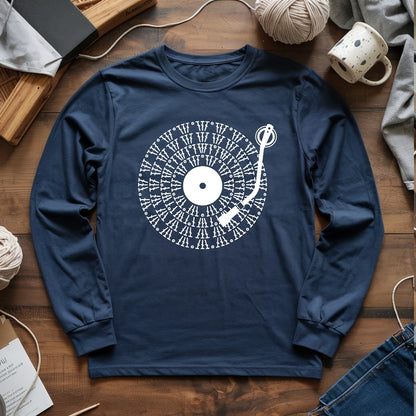 Vinyl Chart Long Sleeve T-shirt