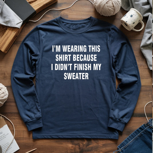Wearing This Long Sleeve T-shirt