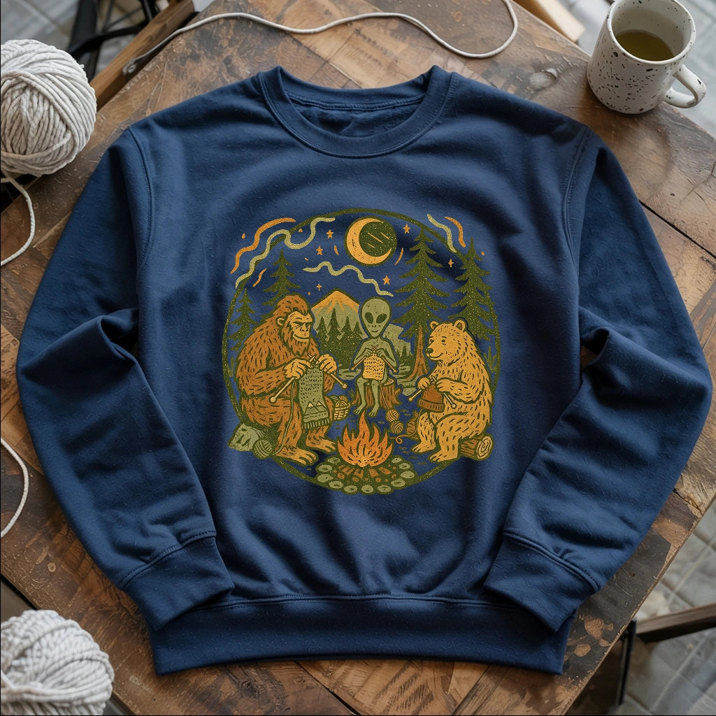 Campfire Knitting Friends Sweatshirt
