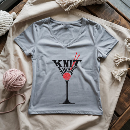 Knit Aholic Lady V-neck