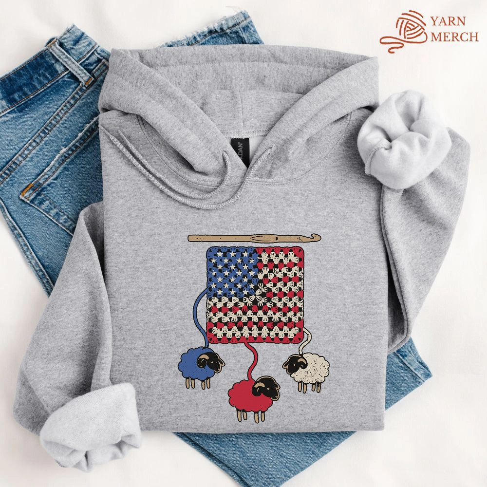 America Granny Flock Hoodie
