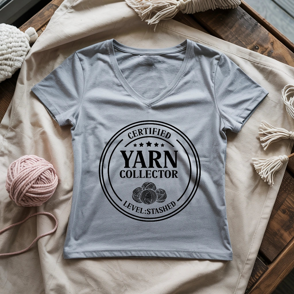 Certified Yarn Collector Lady V-neck
