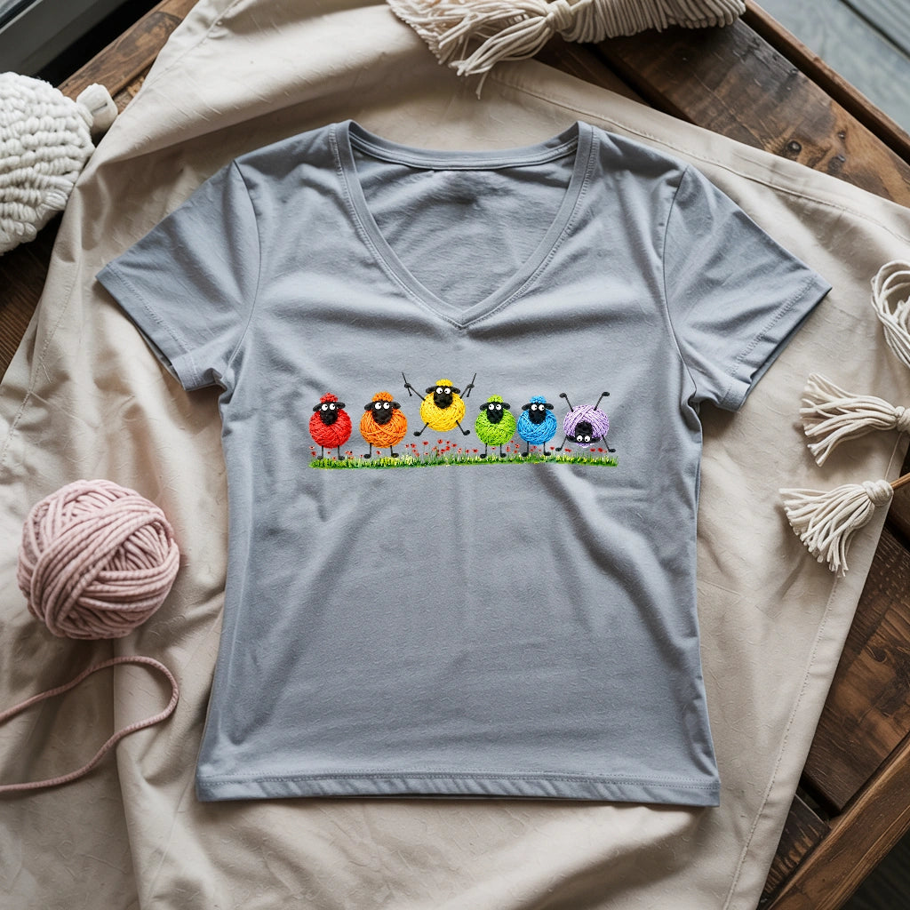 Color Wools Lady V-neck