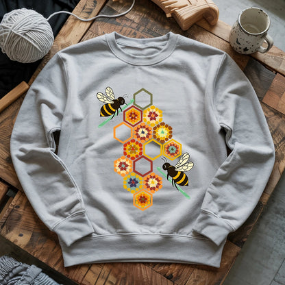 Crochet Bees Sweatshirt