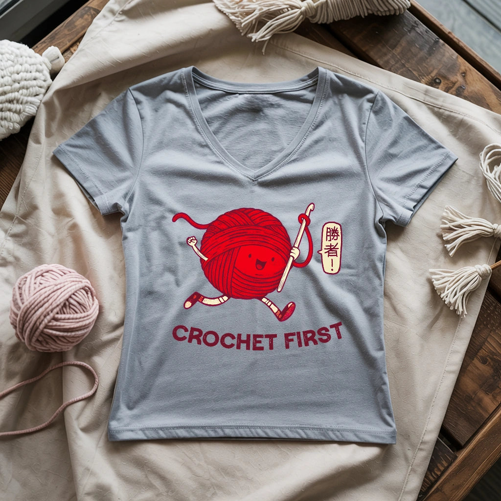 Crochet First Lady V-neck