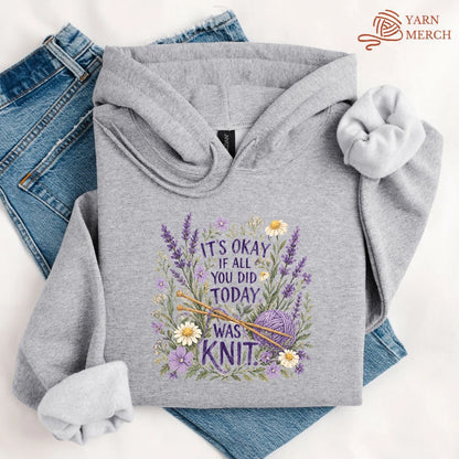 If All You Did Was Knit Hoodie
