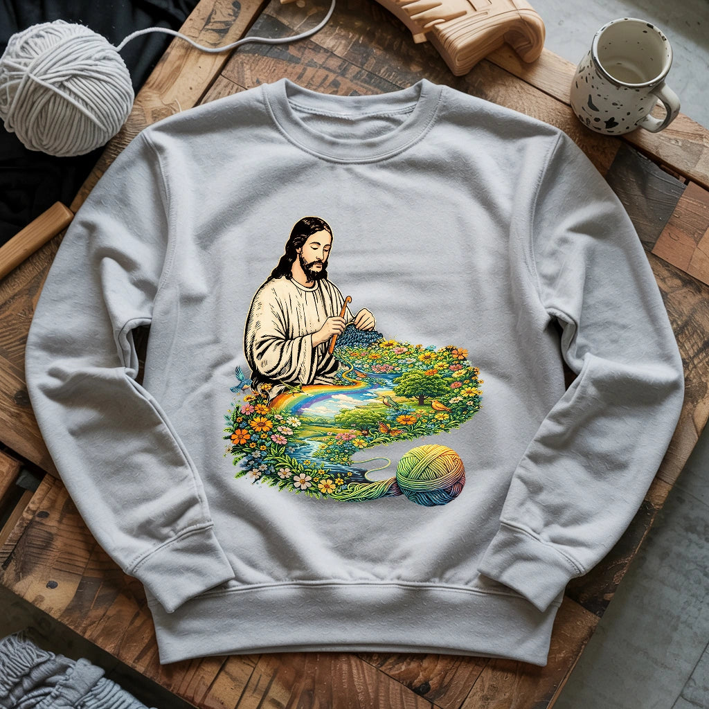 Jesus Crochet Life Sweatshirt