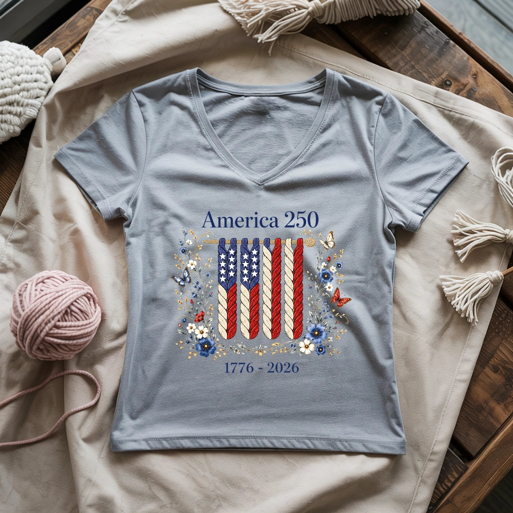 Knitberty In Bloom Lady V-neck