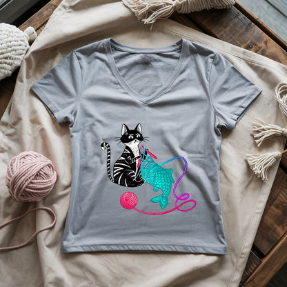 Knitfish Lady V-neck