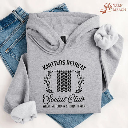 Knitters Retreat Social Club Hoodie