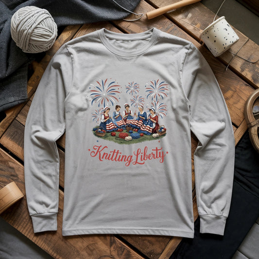 Knitting Liberty Long Sleeve T-shirt