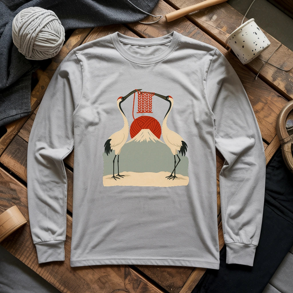 Knitting Sun Long Sleeve T-shirt