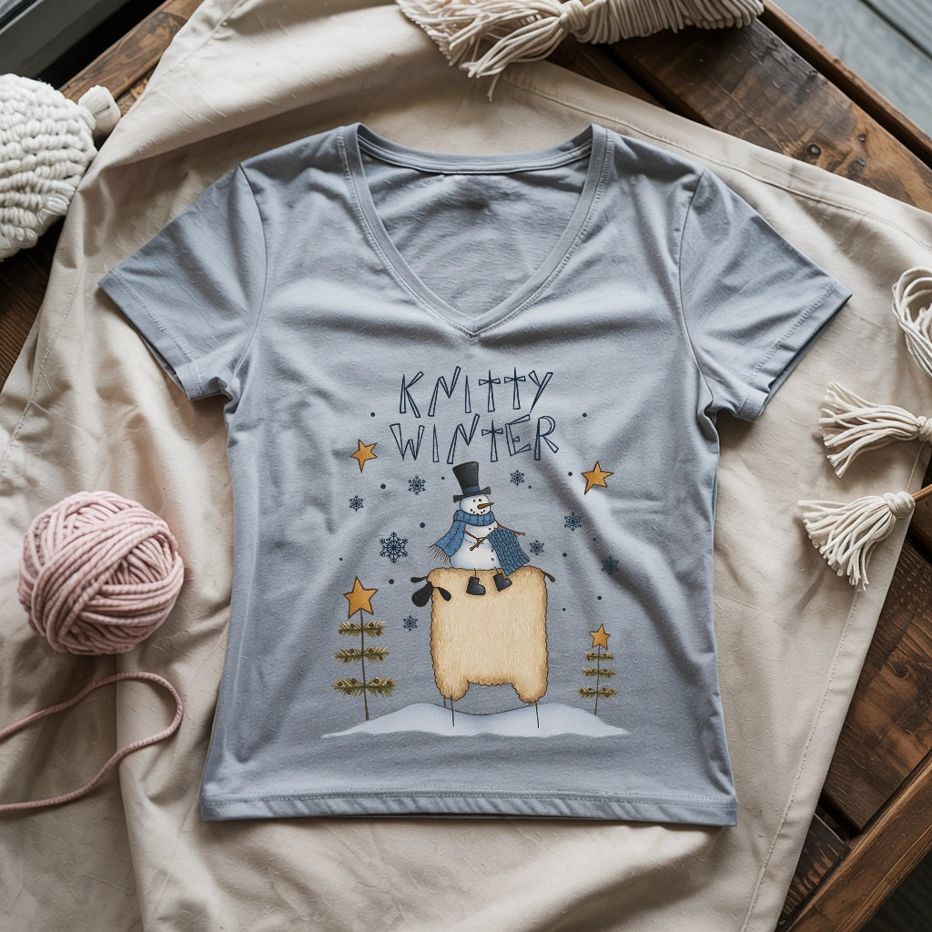 Knitty Winter Lady V-neck
