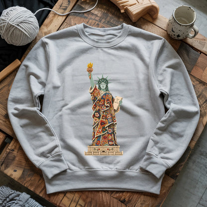 Liberty Covered In Granny Square Sweatshirt