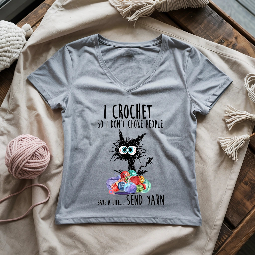 Send Yarn Lady V-neck