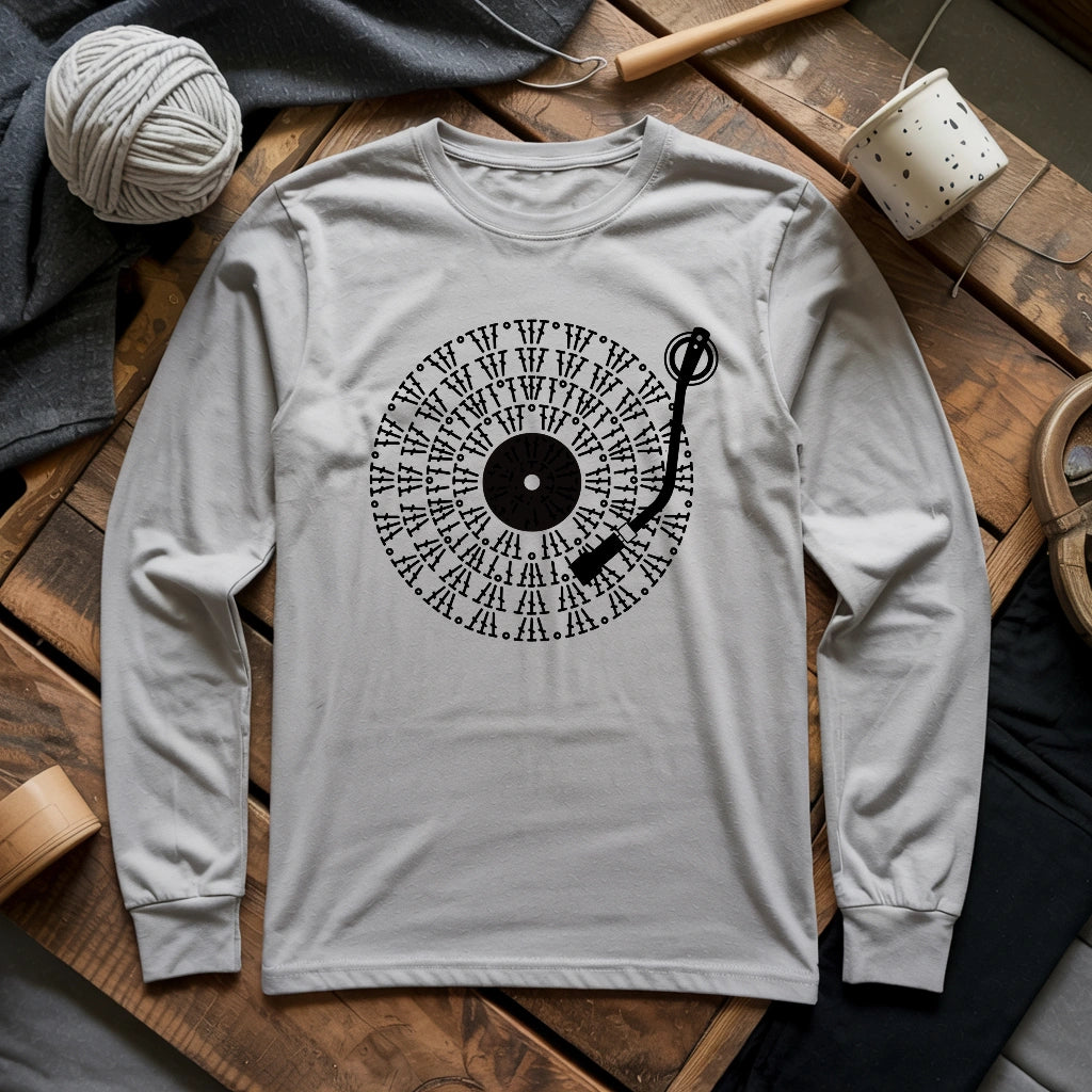 Vinyl Chart Long Sleeve T-shirt