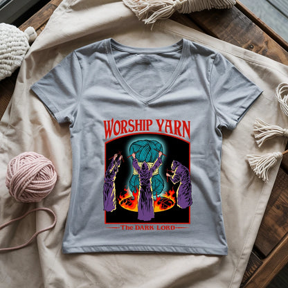 Worship Yarn Lady V-neck