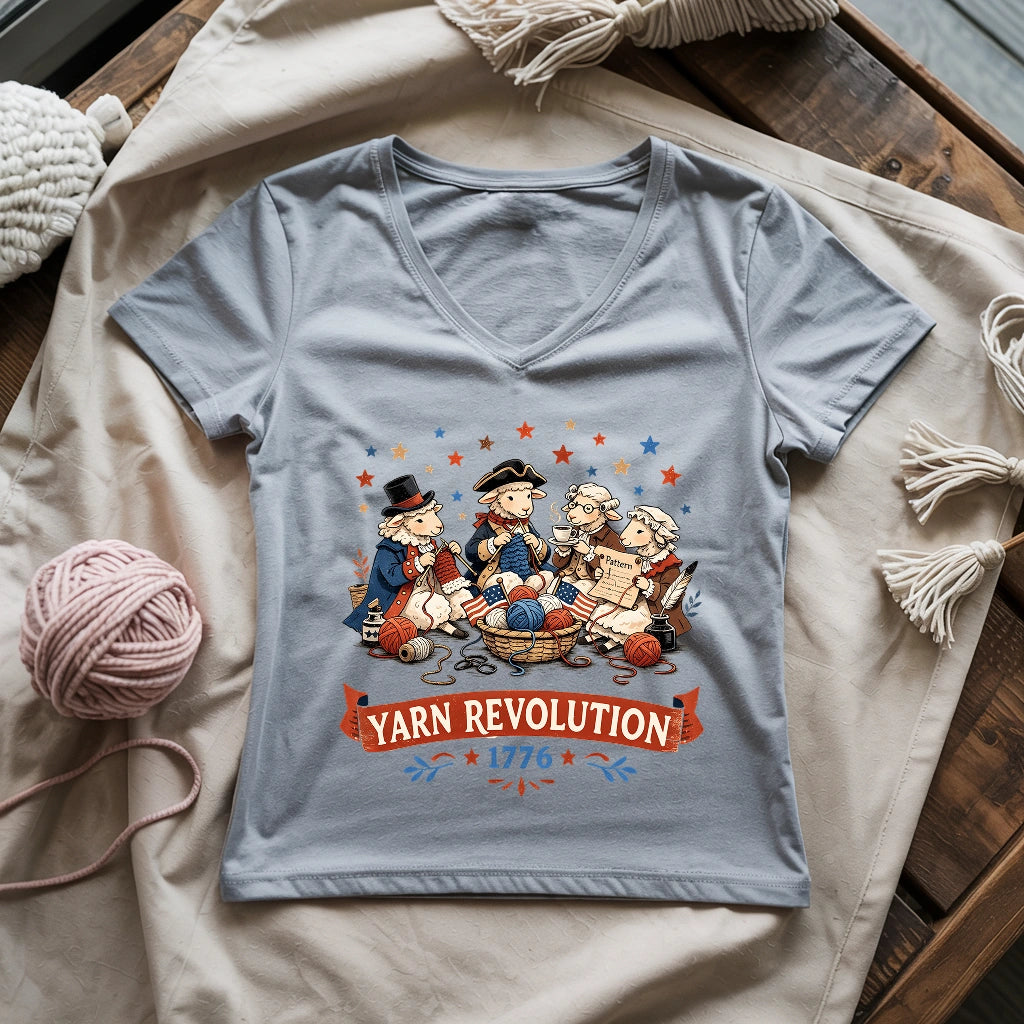 Yarn Revolution 1776 Lady V-neck