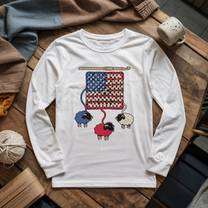 America Granny Flock Long Sleeve T-shirt