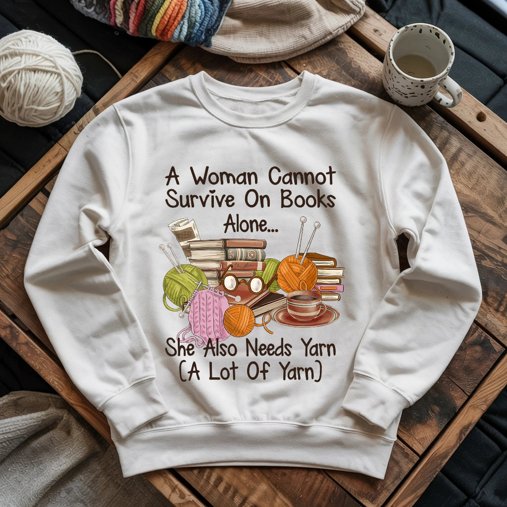 Books & Yarn Lover Sweatshirt