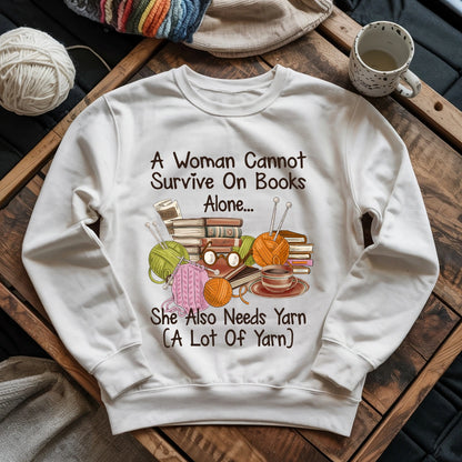 Books & Yarn Lover Sweatshirt