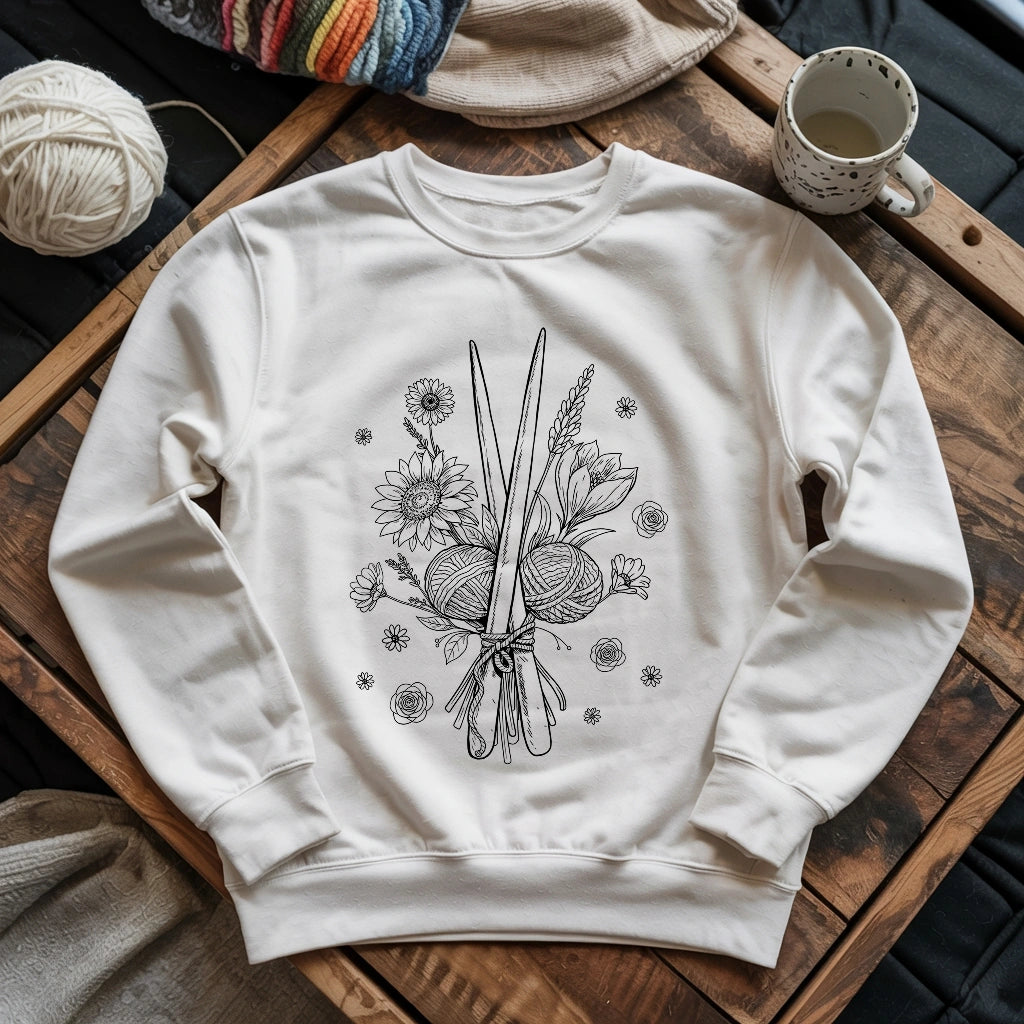 Bouquet of Stitches Sweatshirt