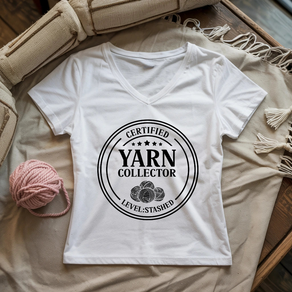 Certified Yarn Collector Lady V-neck