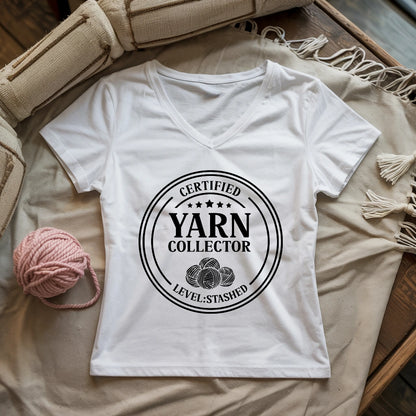 Certified Yarn Collector Lady V-neck
