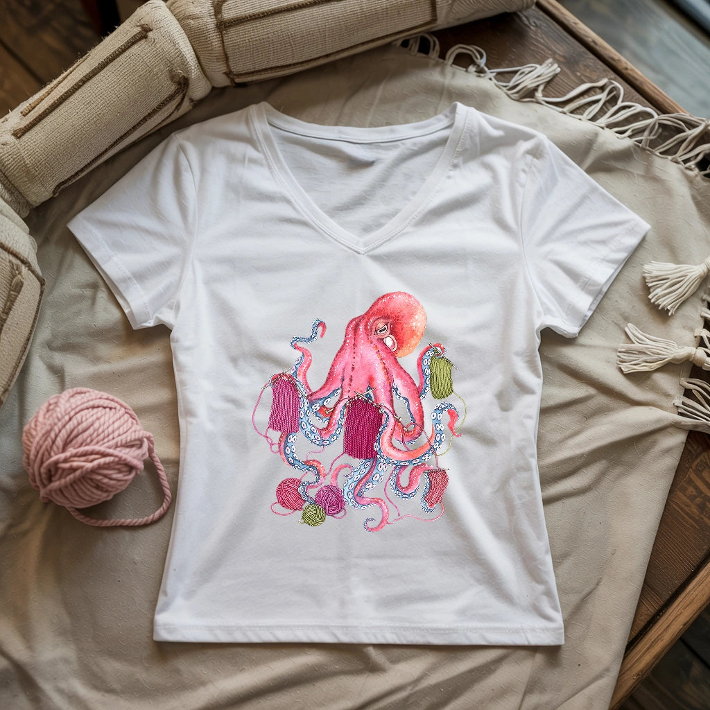 Color Craftopus Lady V-neck