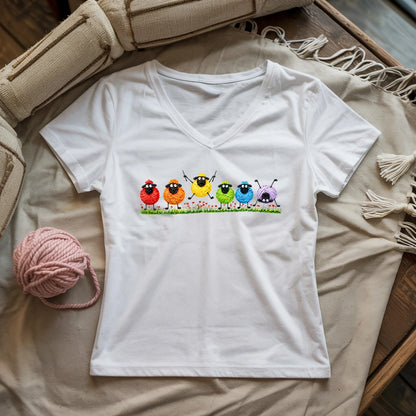 Color Wools Lady V-neck