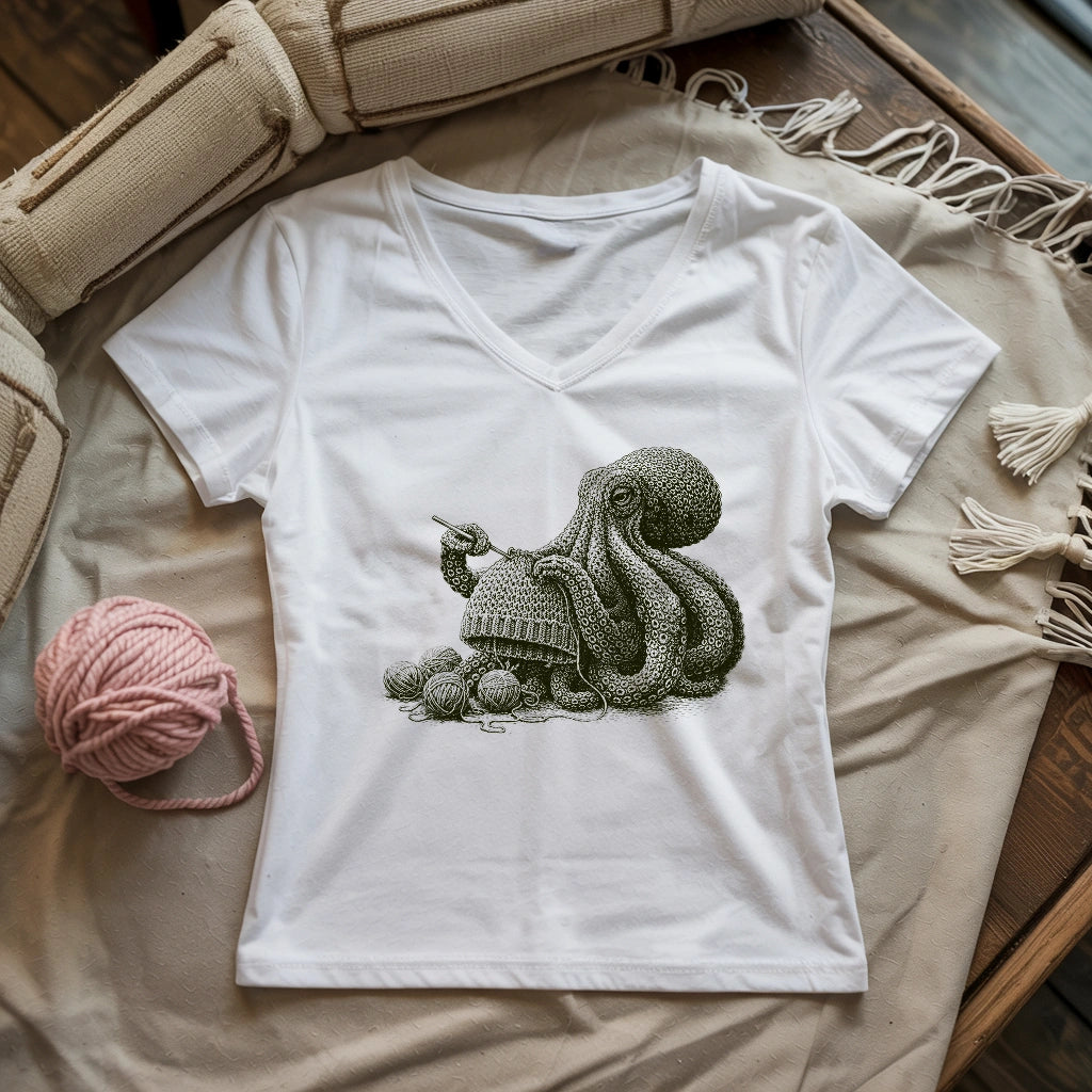 Crochetopus Lady V-neck