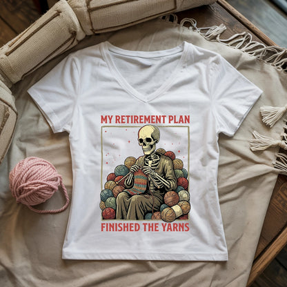 Finished The Yarns Lady V-neck