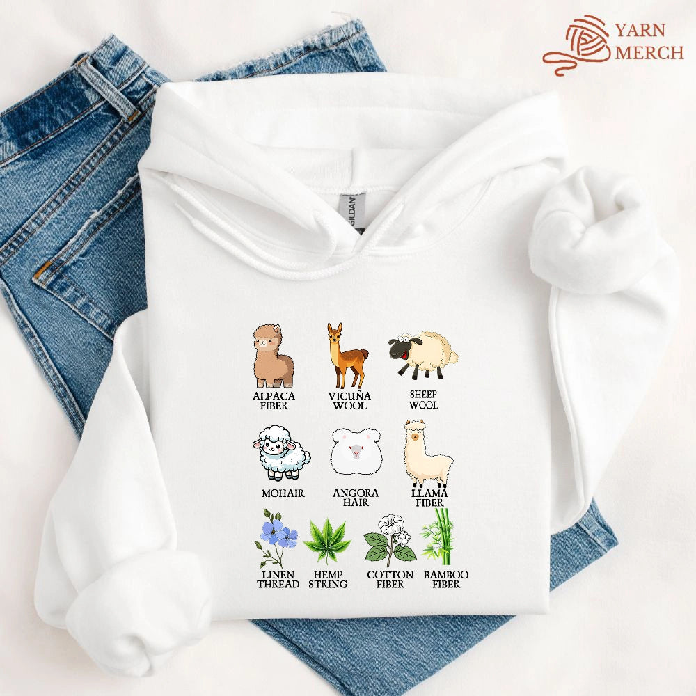 Flora Fauna Fiber Hoodie