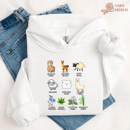 Flora Fauna Fiber Hoodie