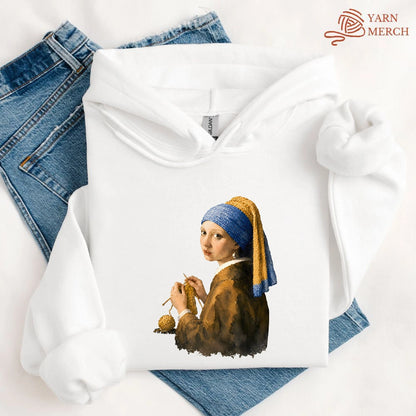 Girl Knitting Hoodie