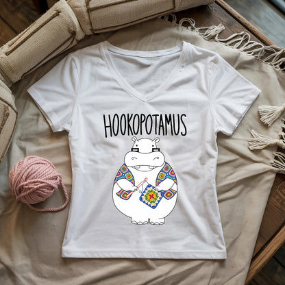 Hookopotamus Lady V-neck