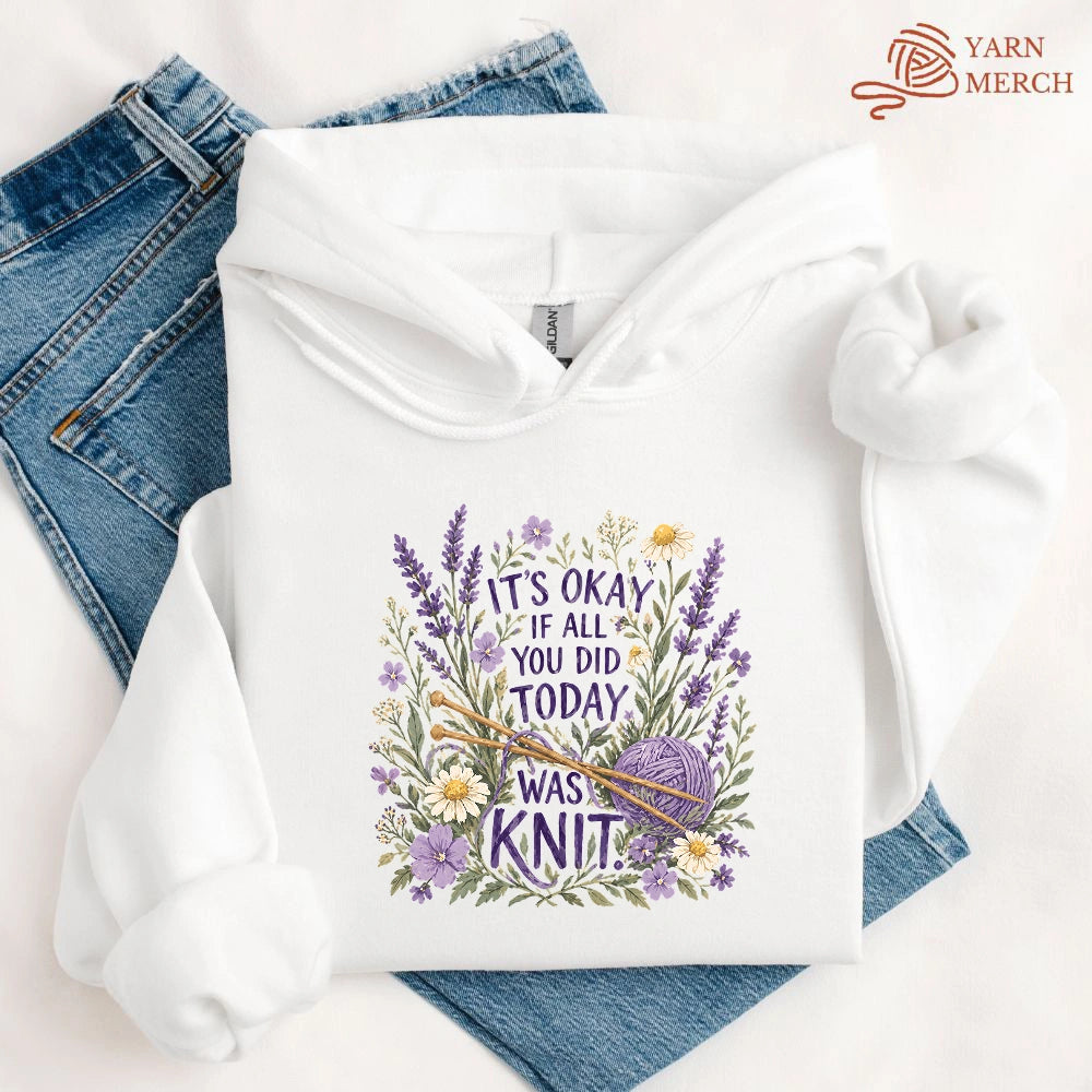 If All You Did Was Knit Hoodie
