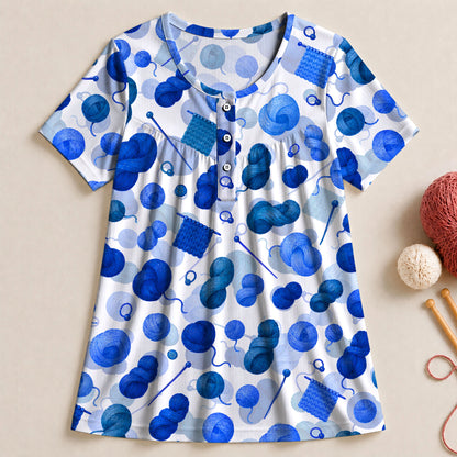 Indigo Knitting Notions Blouse
