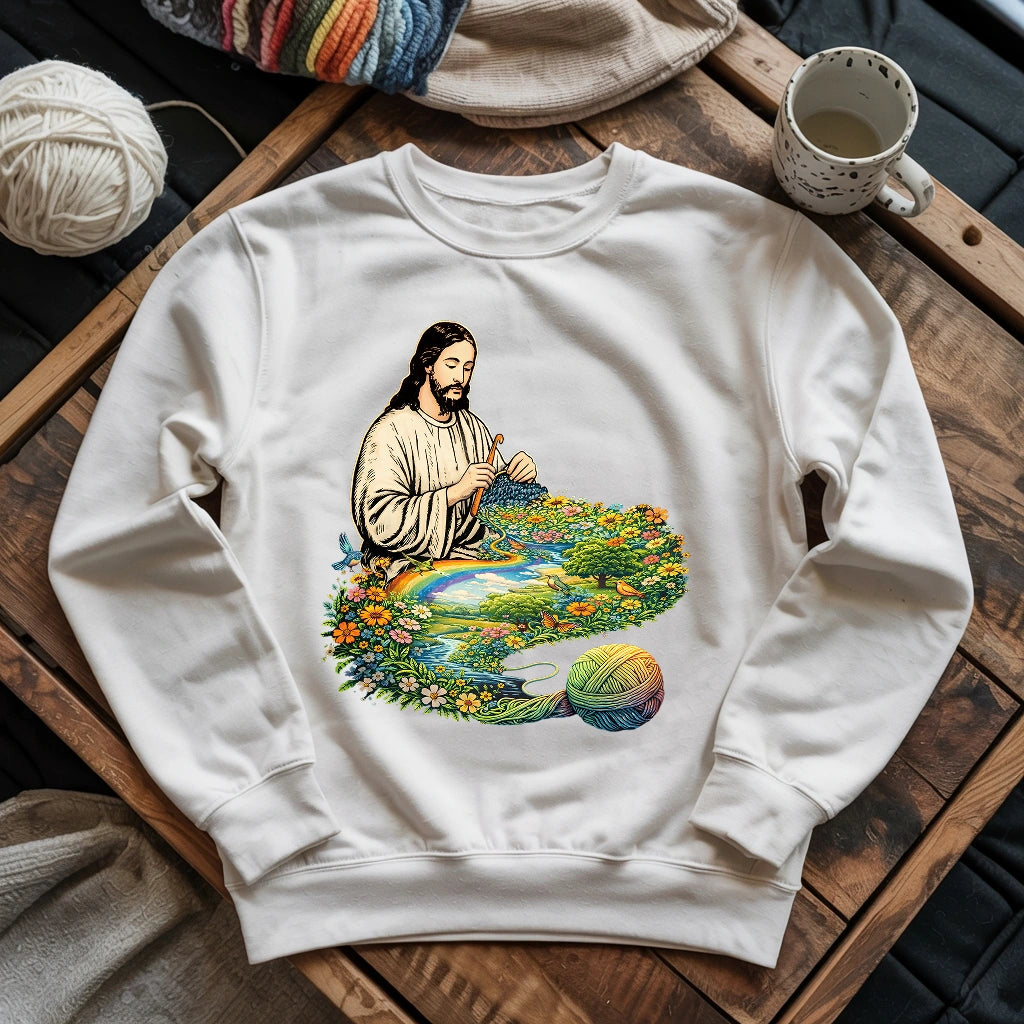 Jesus Crochet Life Sweatshirt