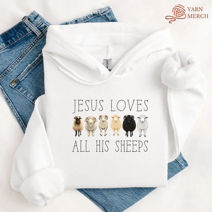 Jesus Loves All His Sheeps Hoodie