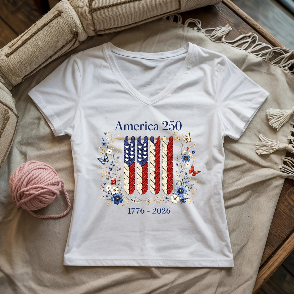 Knitberty In Bloom Lady V-neck