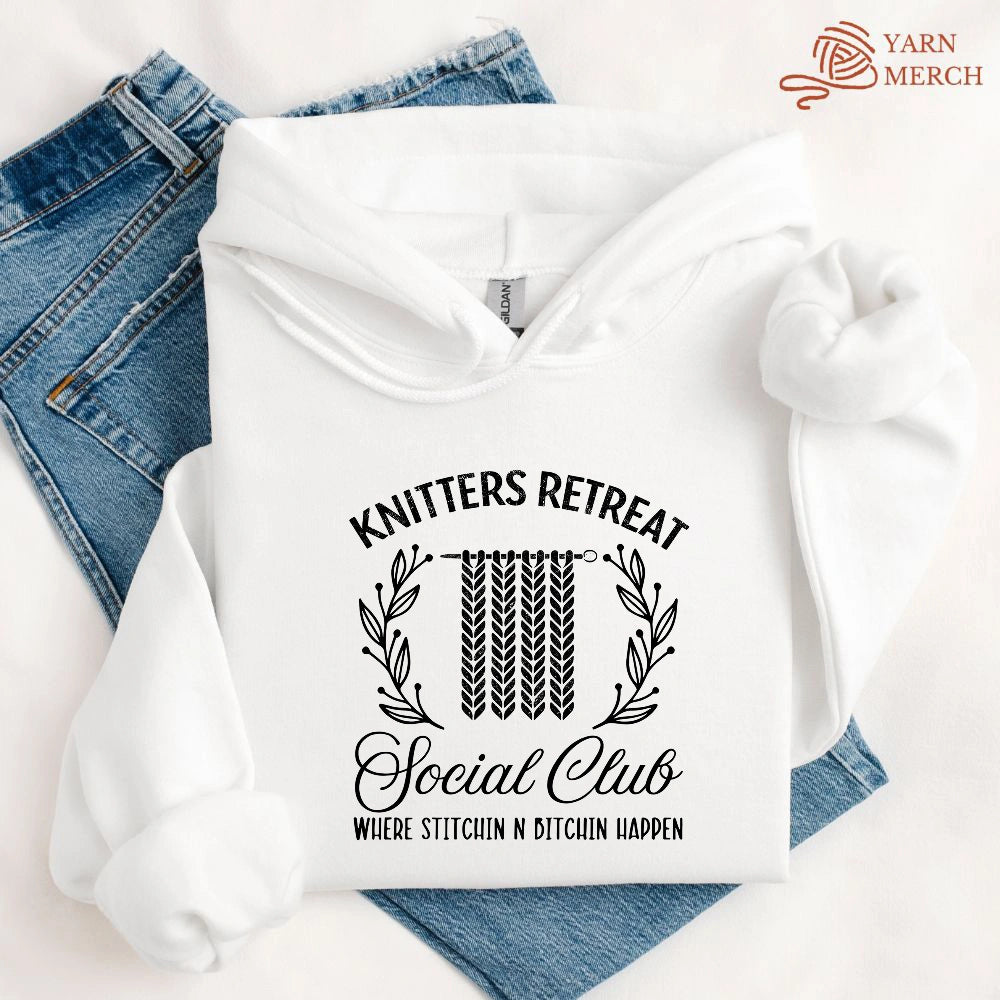 Knitters Retreat Social Club Hoodie