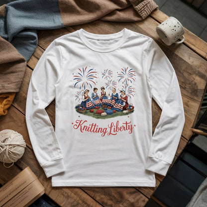Knitting Liberty Long Sleeve T-shirt