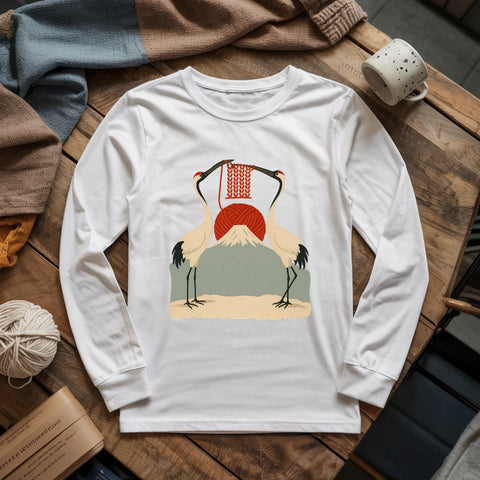 Knitting Sun Long Sleeve T-shirt