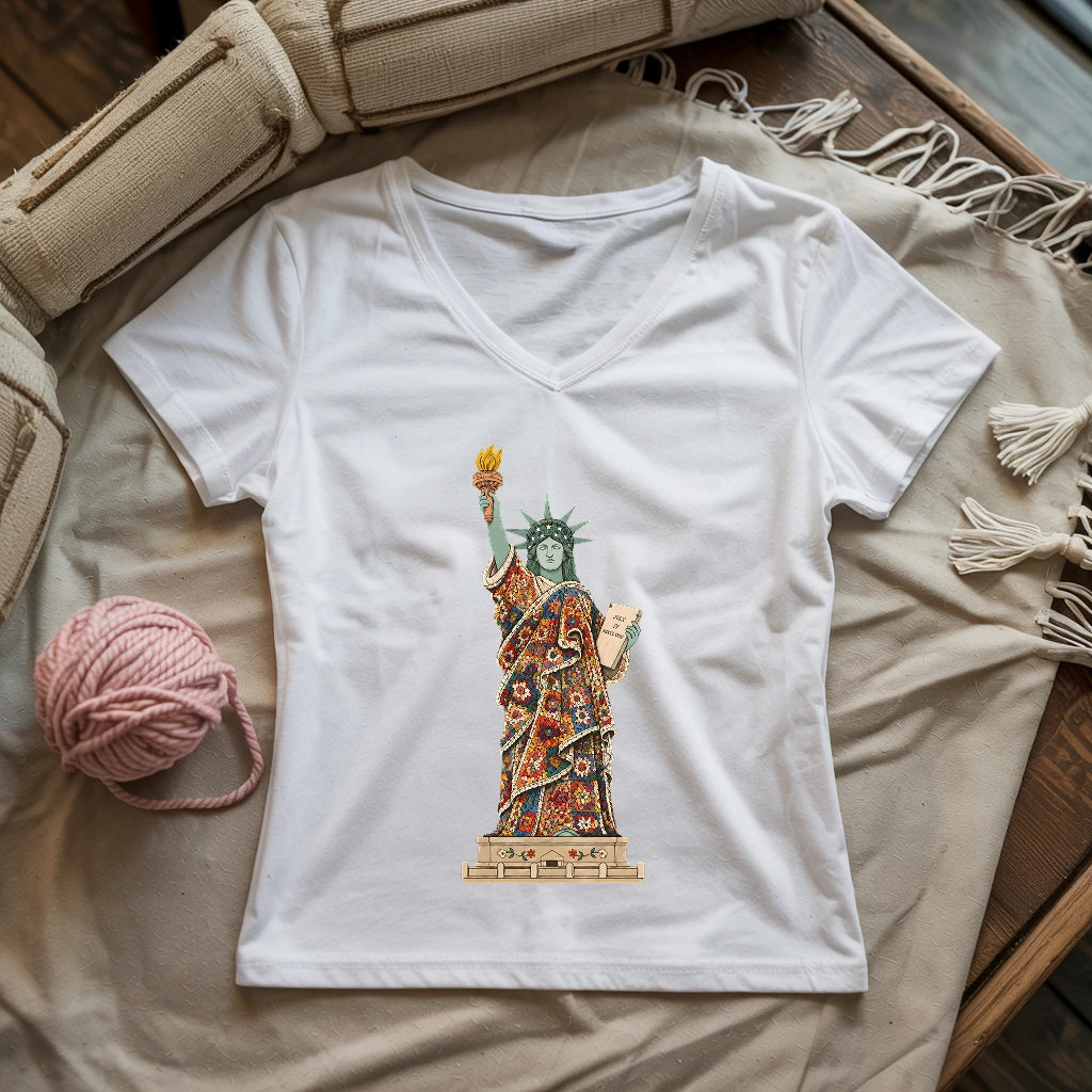 Liberty Covered In Granny Square Lady V-neck