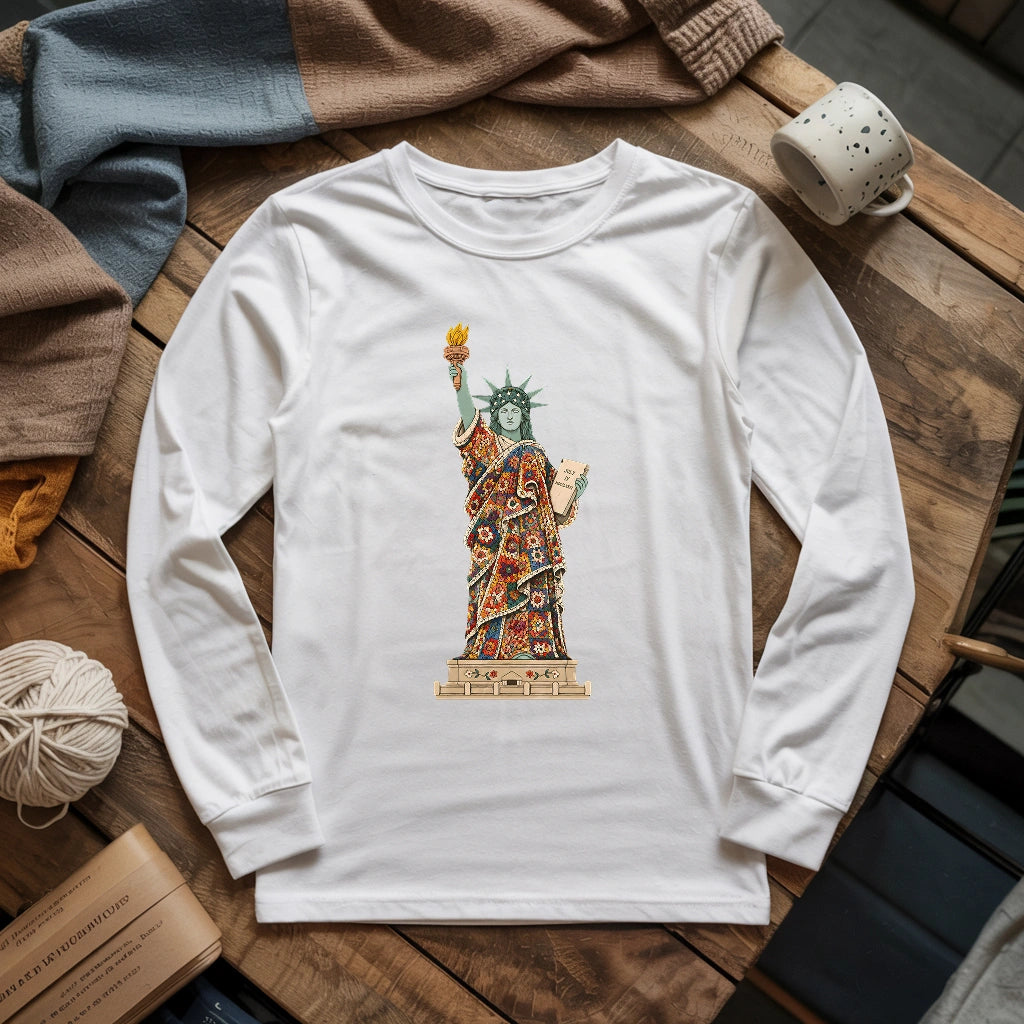 Liberty Covered In Granny Square Long Sleeve T-shirt