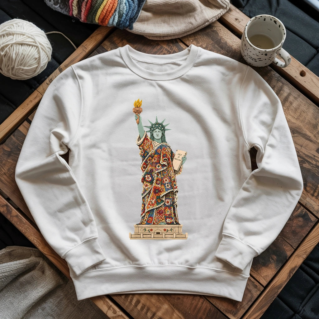 Liberty Covered In Granny Square Sweatshirt