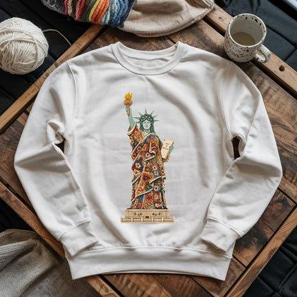 Liberty Covered In Granny Square Sweatshirt