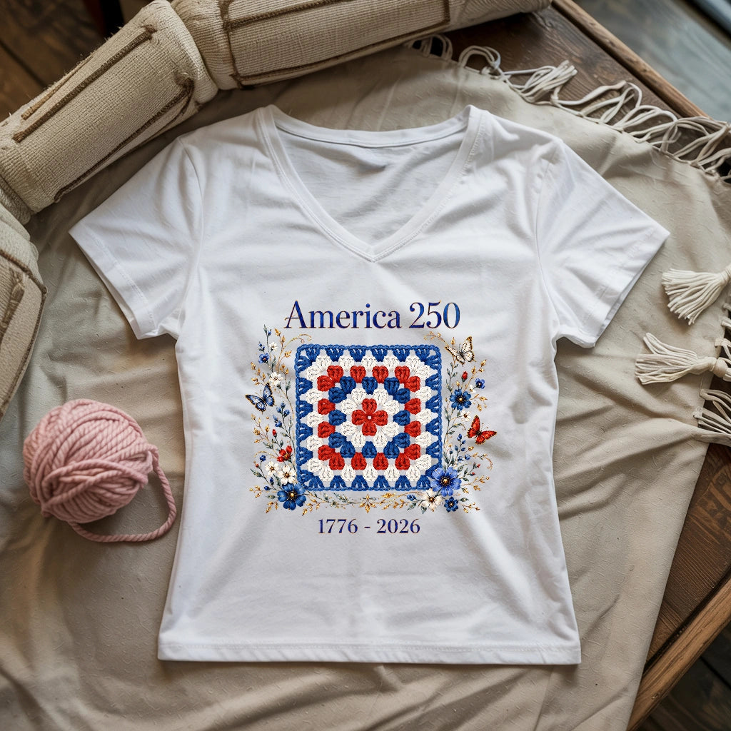 Liberty In Bloom Lady V-neck
