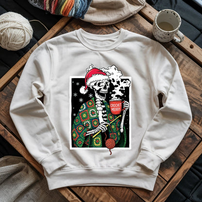 Merry Crochet Sweatshirt